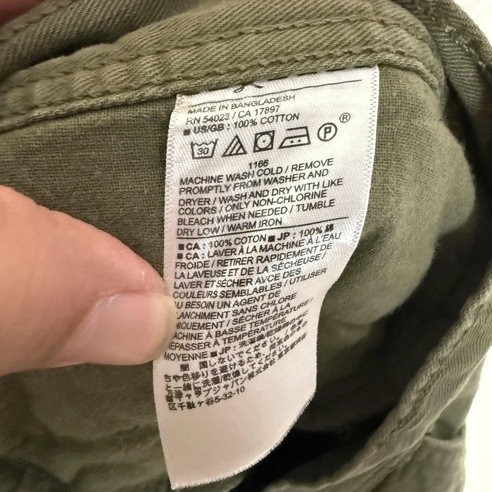 Banana‎ Republic Pants Mens 30x30 Green Athletic Fit Chino Tapered Cotton Casual